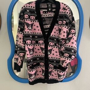 Sanrio Kuromi Patterned Cardigan - BoxLunch Exclusive